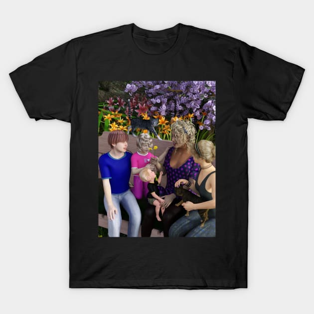 Childish Offering T-Shirt by Viking Visual - Lori Svensen